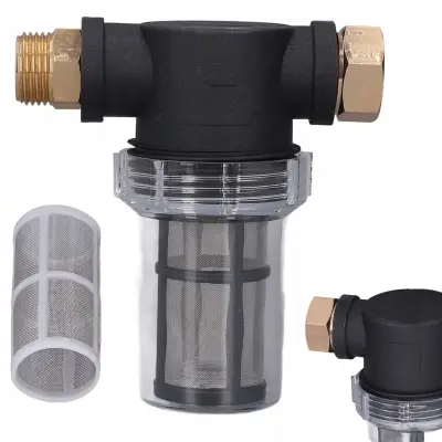 Rosfix Filter za Vodo 3/4'''' F–M – Kovinsko Sito, 40 Mikronov, 10 Bar, 60°C | Za Namakanje in Čistilce