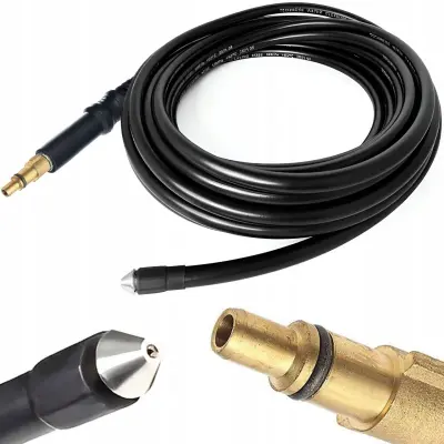 Rosfix Nadomestni Del za Tlačni Čistilnik Lavor in Parkside – Kanalizacijska Cev 15 m, 160 bar, 1/4'''' | Do 60°C