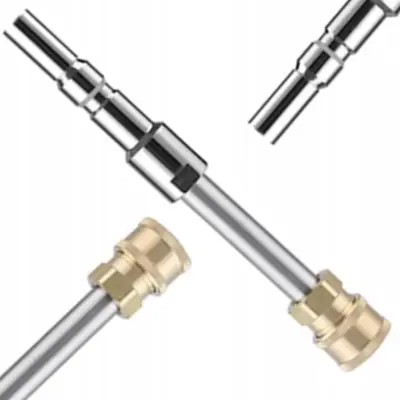 Rosfix Nadomestni Del za Tlačni Čistilnik Kranzle D12/Nilfisk Alto – Lanca 1/4'''' QC, 275 Bar, 16 cm, Medenina/Stal