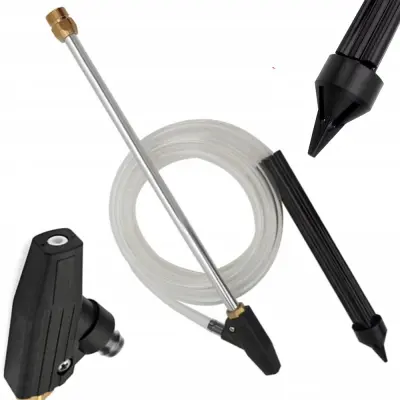 Rosfix Set Za Peskanje M22 x1,5 – Keramična Šoba, Cev 3 m, Lanca 460 mm | Za Tlačni Čistilnik Kranzle