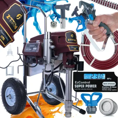 Zenthril Boa X Agregat za Barvanje in Glajenje – 3500W, 20MPa, 6L/min, 0,039'''', PowerXcellence Serija