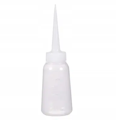 Rosfix Dozirna Steklenička 100 ml – PE Material, Premer 45 mm, Višina 80 mm, Precizen Dozator | Za Kemikalije