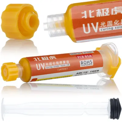 SOLDERMASK ORANŽNA 10ML S POTISNIM MEHANIZMOM
