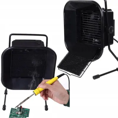 Rosfix Pohlajevalnik Hlapi z Regulacijo – 30W, Filter z Aktivnim Ogljem, Ø100 mm, 1 m³/min | 225×295×168 mm