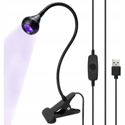 Rosfix UV Lampa z Gosto Vratno Cevjo – 3W, 395–405nm, USB 5V, 32 cm | Za Soldermasko in UV Lepilo