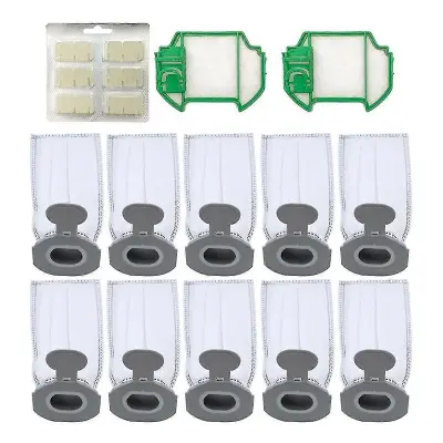 zdruljiv Kobold Vk7 Fp7 Aspirador inalmbrico, 10 bolsas para el polvo, 2 prefiltros, 1 tabletas de fragancia / barras + (trec