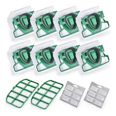 Primerno za Vk200 Deli Fp200 Primerno za Vorwerk Kobold Vreka za nadomestni filter 8 vrek Vk200 + 2 Hepa