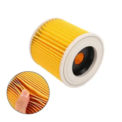 Elemento de filtro de cartucho Filtro de cartucho de lstic kompatibilen Karcher WD WD2 WD3 Series Wet&Dry Vac Aspirator 11,5x8x12cm