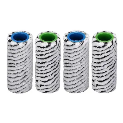 zdruljiv Karcher Stone Multi-Surface Roller Set Mikrovlaken Pralni Nadomestni FC3 FC5 FC7 Dodatki 2.055-021.0 4Pack-mc