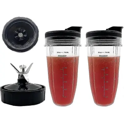 Moko rezilo za ekstrakcijo s 6 plavutmi, skodelice 24 oz, zdruljive z nutri ninja bl450-70