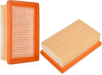 set 2 ploatih nagubanih filtrov za krcher sesalnik wd4/wd5/wd6 /mv4/mv5/mv6/wd4p/wd5p/wd6p nadomestni filter za krcher sesalnik 2.863-005