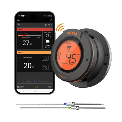 TESLA Cook BBQ150 Pametna sonda za temperaturo mesa