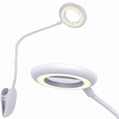 LED namizna svetilka s sponko