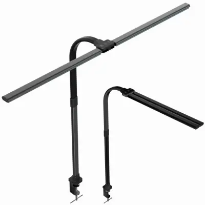 LED namizna svetilka, črna