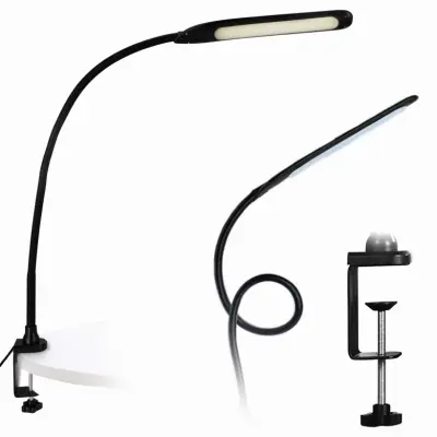 LED namizna svetilka, črna