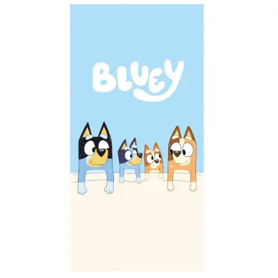 Bombažna brisača 70x140 Bluey the dog