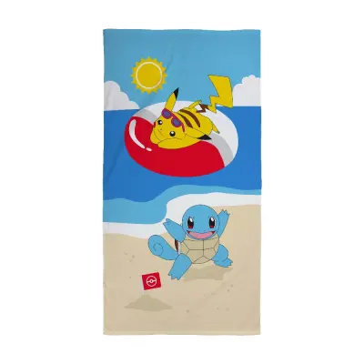 Bombažna brisača 70x140 Pokemon holidays