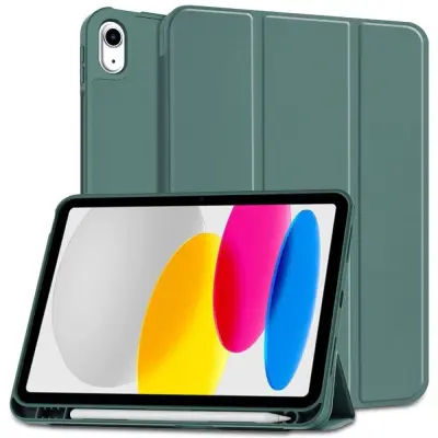 Ohišje za iPad Air4 10,9" (2020) Magnetno z držalom za pisalo Zeleno