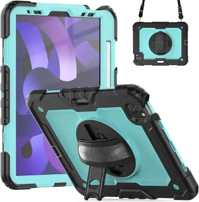 Ohišje za iPad Air 5/4/Pro 11" s stojalom in naramnim pasom Mint