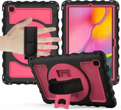 Ohišje za Samsung Galaxy Tab A7 10,4" z naramnico Roza
