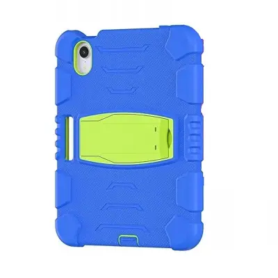 Ohišje za iPad Mini 6 2021/8,3" Oklepno s stojalom in držalom za pisalo Modro