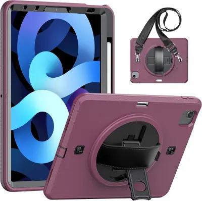 Ohišje za iPad Air 5/4 10,9"/Pro 11 z naramnico vijolične barve