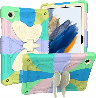 Ohišje za Samsung Galaxy Tab A8 10,5" s stojalom in naramnico Barvno