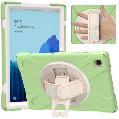 Ohišje za Galaxy Tab S7 12,4" s stojalom in naramnico Zeleno