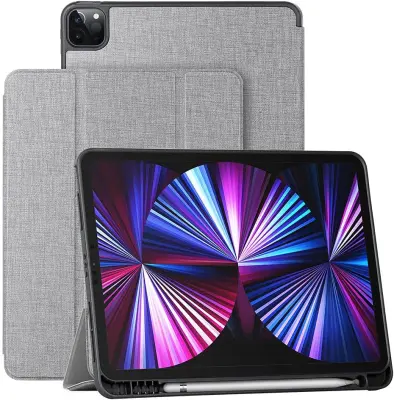 Ohišje za iPad 11 palcev s samodejnim zbujanjem in spanjem v sivi barvi