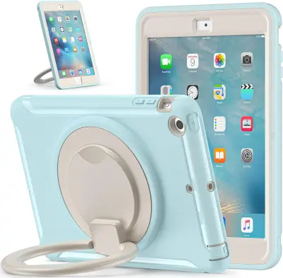 Ohišje z držalom za iPad Pro 12,9 palca (2021) Armirani svetlo modri