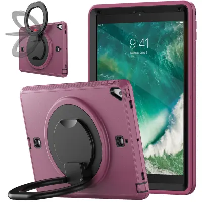 Ohišje za iPad 9,7" Armoured z vrtljivim stojalom Purple