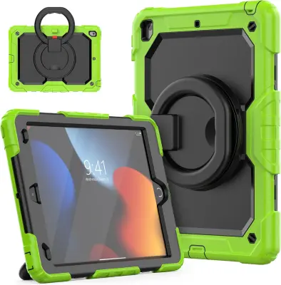 Ohišje za Samsung Galaxy Tab A7 Armoured z vrtljivim stojalom Green