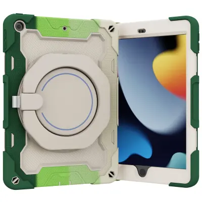 Ohišje za iPad 6/Air 2 9,7" s stojalom in naramnico Zeleno