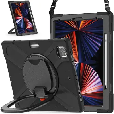 Ohišje za iPad Pro 4/3 12,9" s stojalom in držalom za pisalo Black