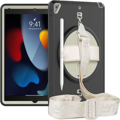 Ohišje za iPad Pro 10,5"/Air 10,5" s stojalom in naramnico sive barve