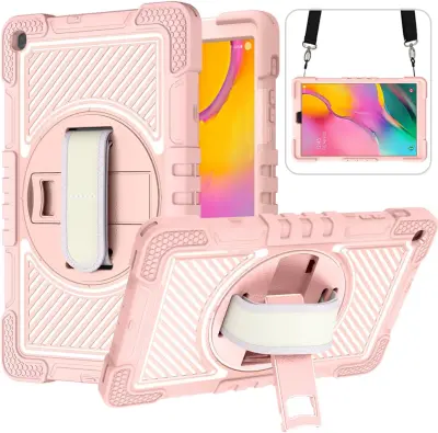 Ohišje za Samsung Galaxy Tab A 8.0" z naramnico Pink