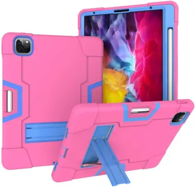 Ohišje za iPad Air 5/Air 4/Pro 11" s stojalom in držalom za pisalo Roza