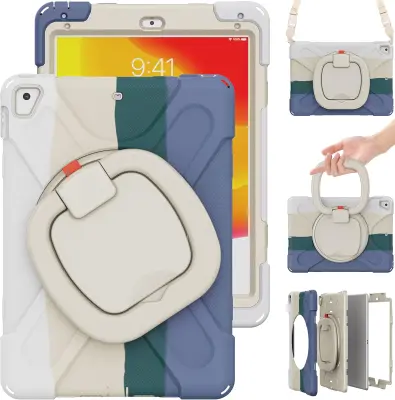 Ohišje za iPad 6/Air 2 9,7" s stojalom in naramnico Barva