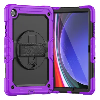 Oklepno ohišje z zaščito zaslona za Samsung Galaxy Tab A7 T500 Purple