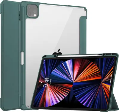 Ohišje za iPad Pro 12,9" Magnetno z držalom za pisalo Zeleno