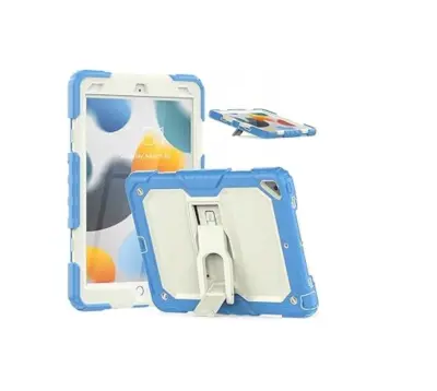 Ohišje za iPad Air 3/Pro 10,5" oklepljeno s trakom in stojalom modro
