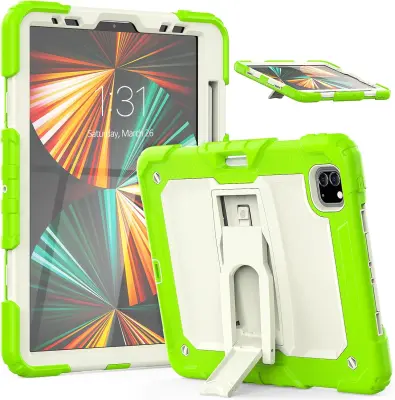 Ohišje za iPad Mini 6 8,3" s stojalom in držalom za pisalo Zeleno