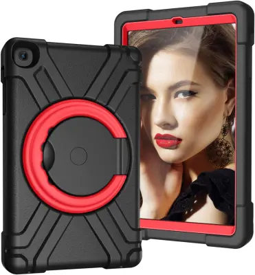 Ohišje za Samsung Galaxy Tab A7 Lite 8,7" z vrtljivim stojalom Black