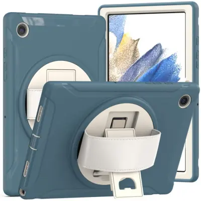 Ohišje za iPad Mini 4/5 s stojalom in vrtljivim ročajem, modro