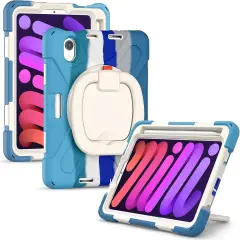 Ohišje za iPad Mini 6 8,3" s stojalom in držalom za pisalo Modro