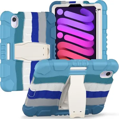 Ohišje za iPad Mini 6 8,3" s stojalom in držalom za pisalo Modro