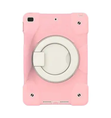 Oklepno ohišje z vrtljivim stojalom za iPad Mini 5/4 7,9 palca roza