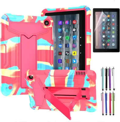Ohišje za Amazon Fire 7 7.0" Armoured s stojalom Pink