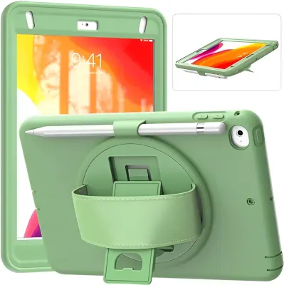 Ohišje s stojalom in držalom za iPad Mini 5/Mini 4 7,9 palca, zeleno