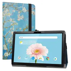 Laban etui s Teclastom P20hd, tanek etui z zavihkom iz PU usnja, rože